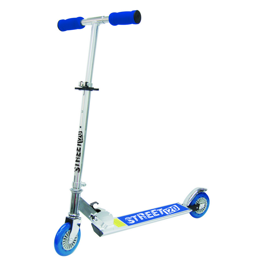 faltbarer scooter street 120 blau