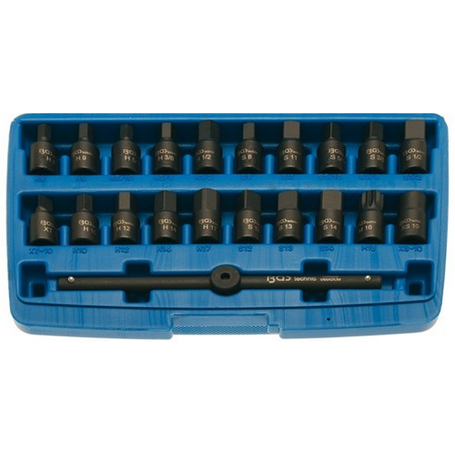set 21 pezzi bussole per tappo olio  3/8