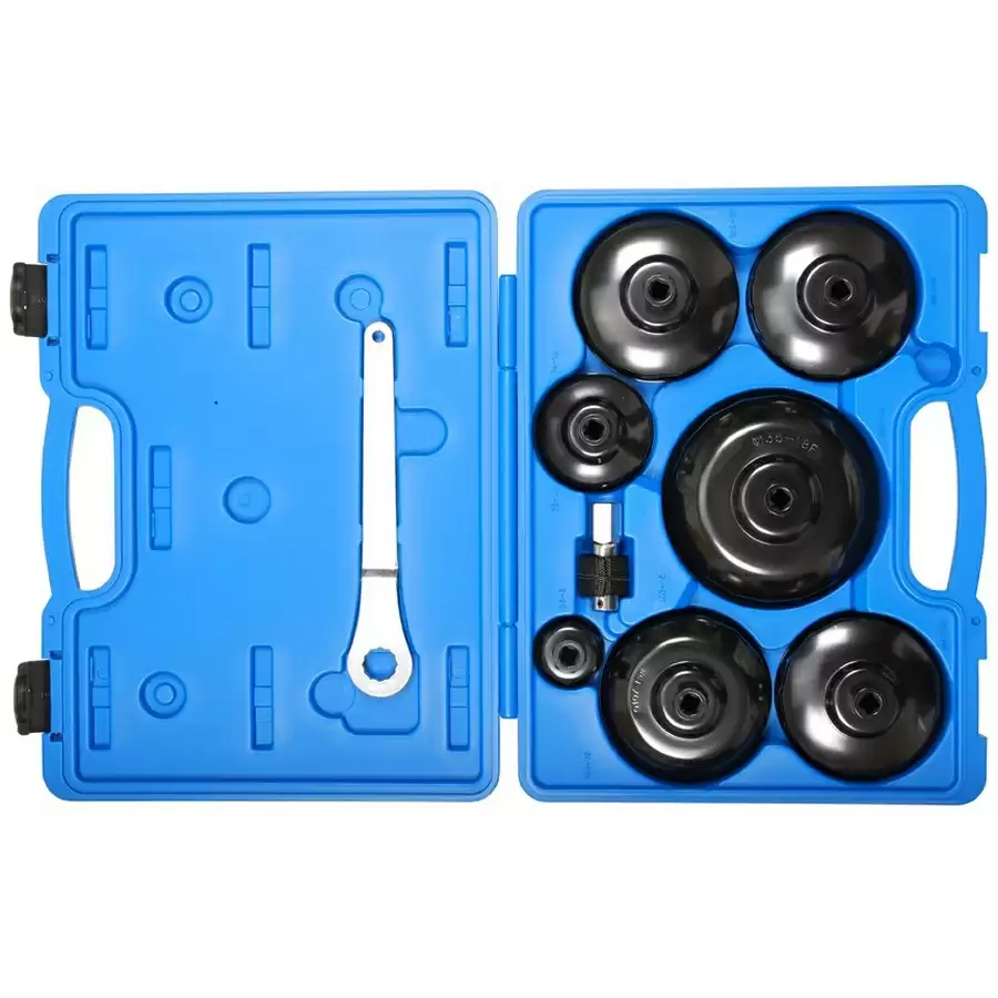 9-piece end cap oil filter wrench set - code BGS1019 - image