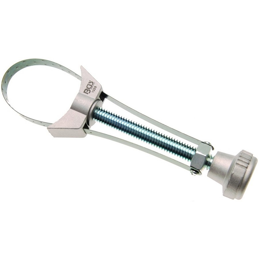 chave de filtro de óleo mola tira de aço alumínio fundido sob pressão até 105 mm - código BGS1028