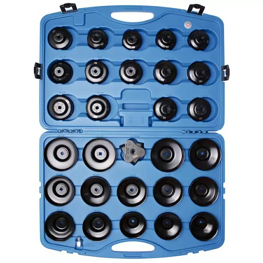 Conjunto de chaves de filtro de óleo de tampa de extremidade de 30 peças - código BGS1039 - image