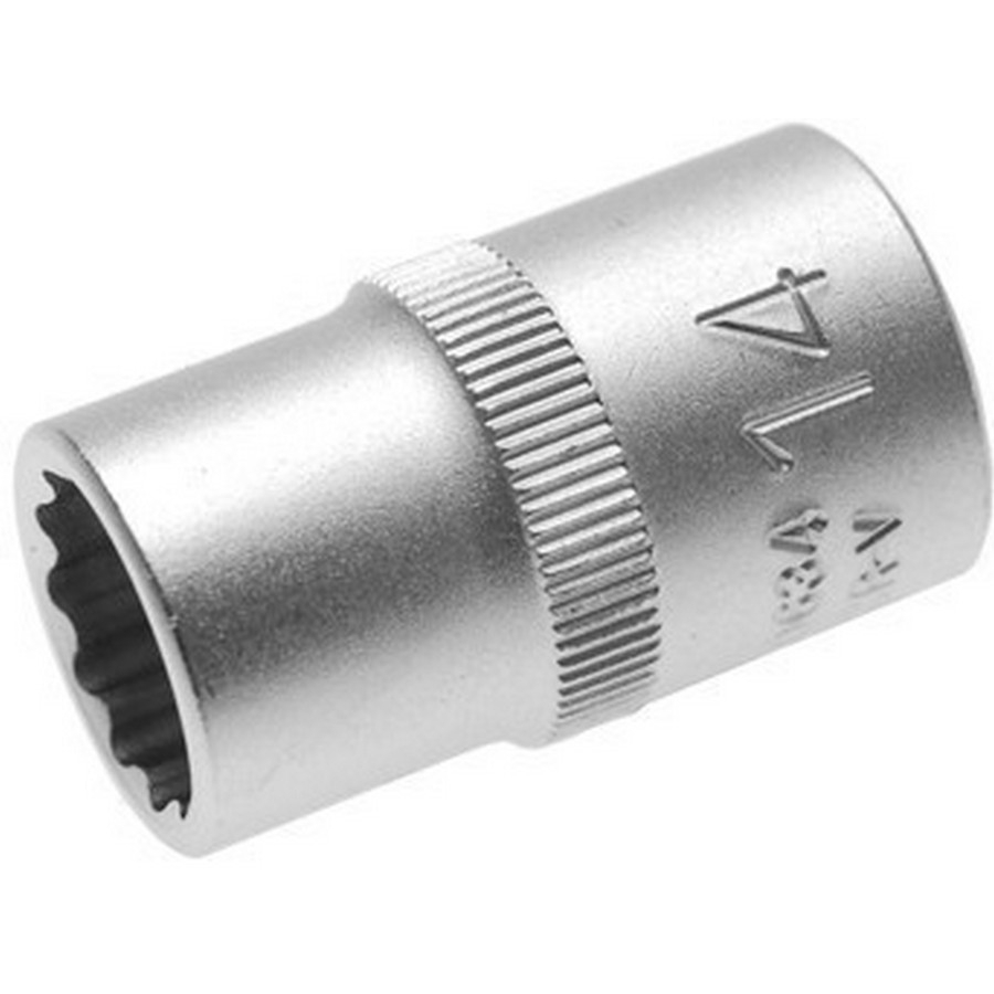 chiave a bussola poligonale 14 mm,att.1/2 - codice BGS10634