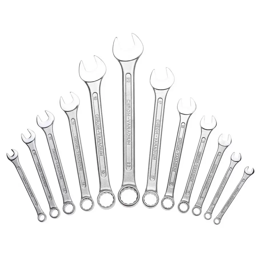 12-piece combination spanner set in accordance with din 3113 6-22 mm - code BGS1194 - image