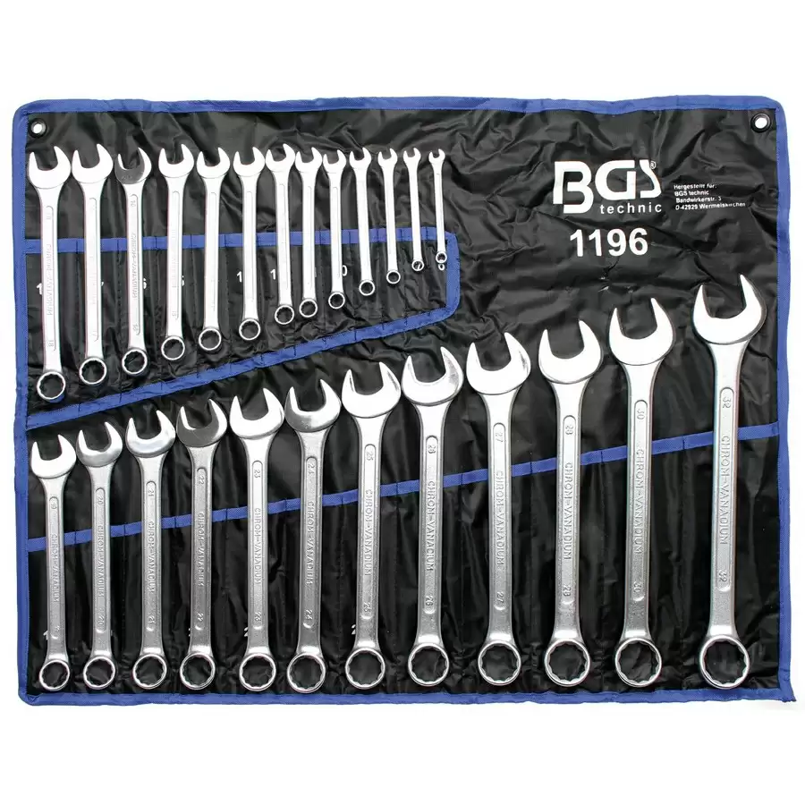 25-piece combination spanner set 6-32 mm din 3113a - code BGS1196 - image