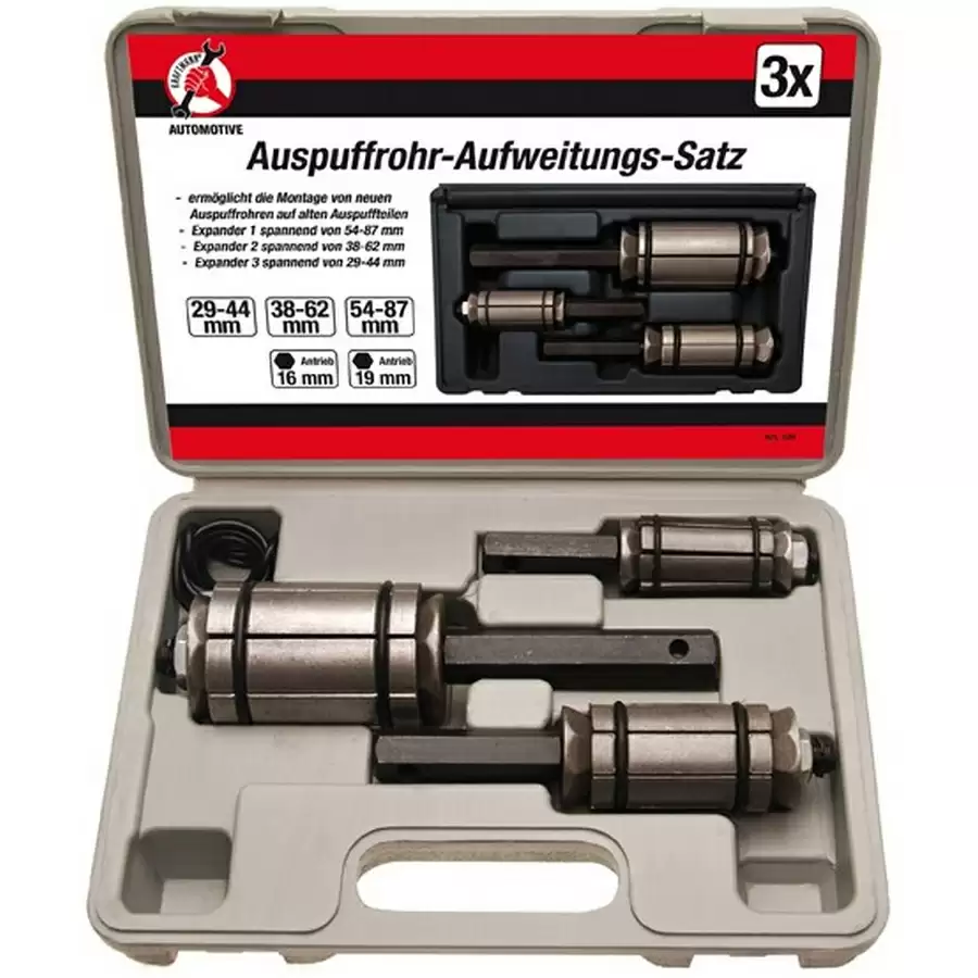 exhaust pipe expander set - code BGS124 - image