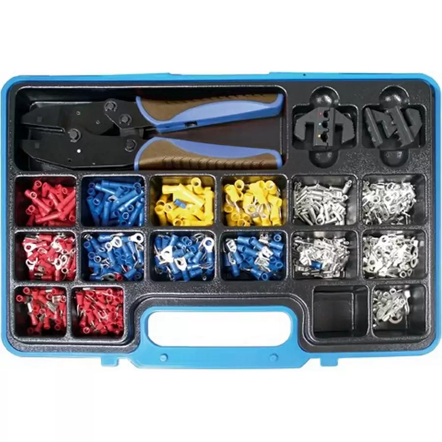 crimping tool set including 1000 terminals assorted - code BGS1411 - image