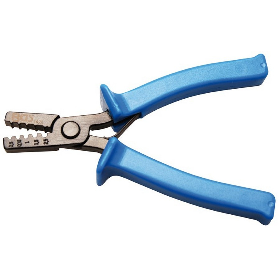 ferramenta de crimpagem para mangas de extremidade de cabo 0,5-2,5 mm² - código BGS1428