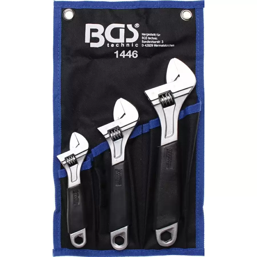 3-piece universal wrench set - code BGS1446 - image