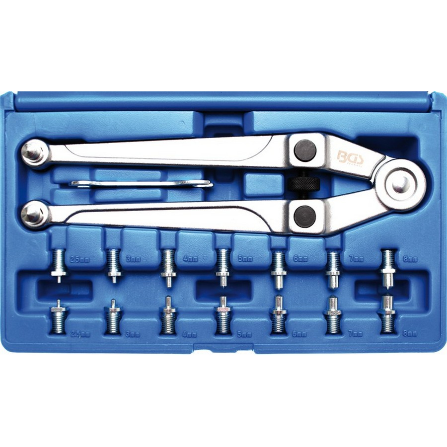 face pin wrench set adjustable - code BGS1464