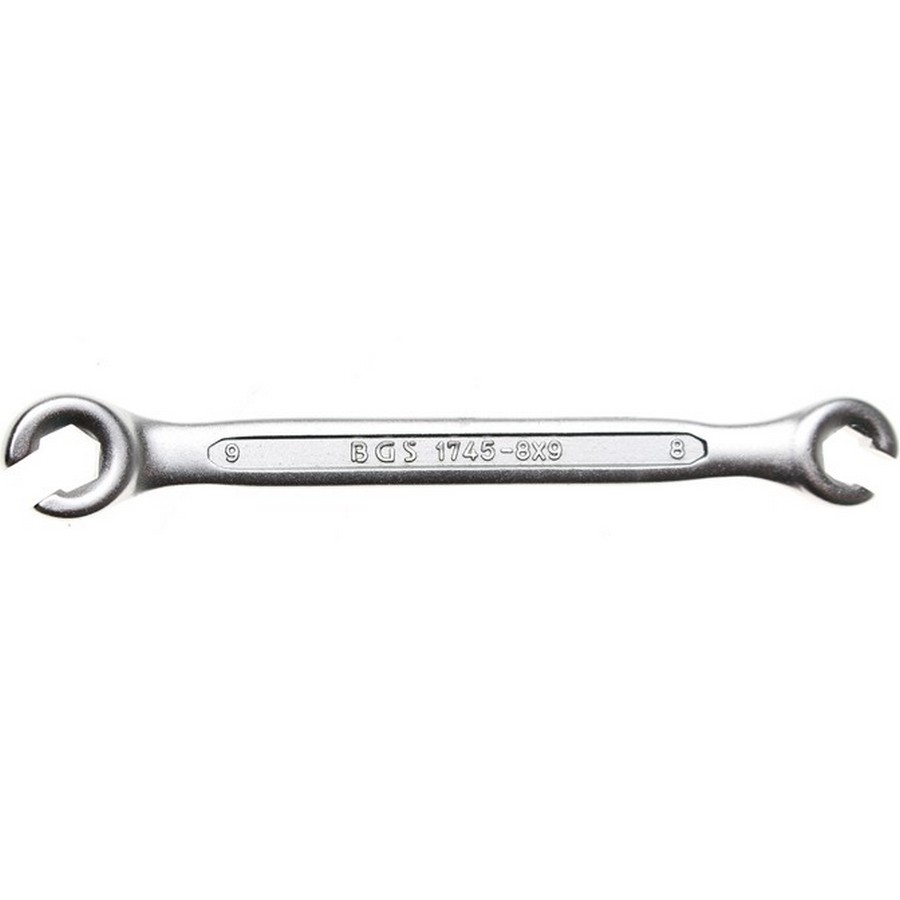 open ring spanner 8 x 9 mm - code BGS1745-8x9