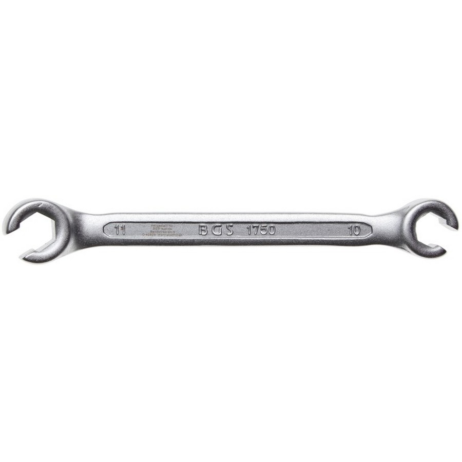flare-nut wrench 10x11 mm - code BGS1750