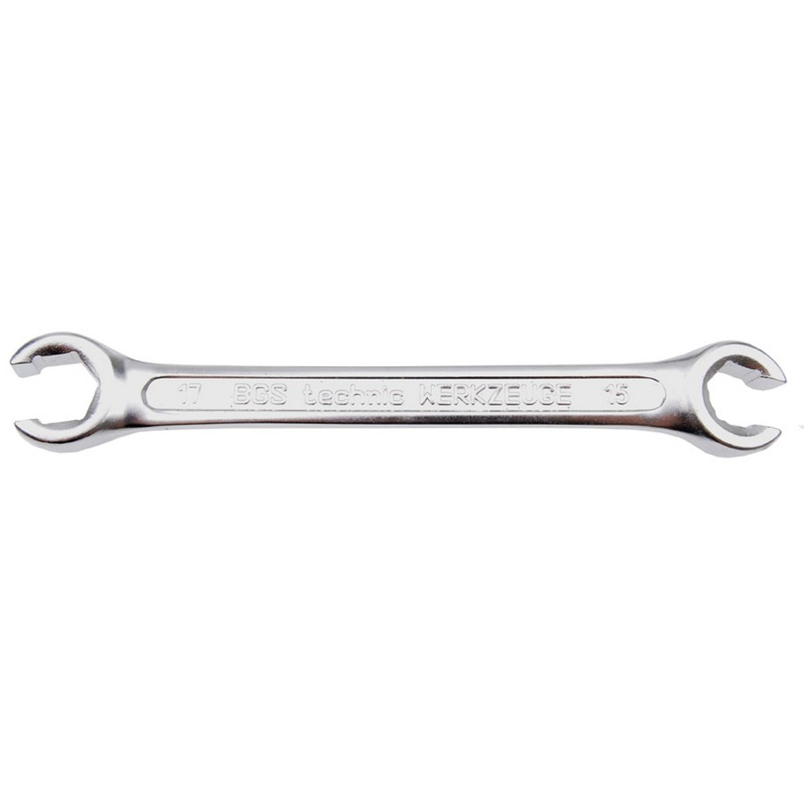 flare-nut wrench 15x17 mm - code BGS1752