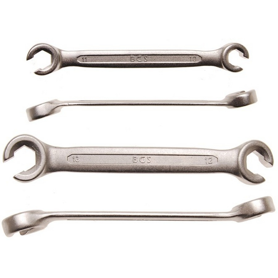 flare nut wrenches 2-piece set 10x11+12x13 mm - code BGS1755