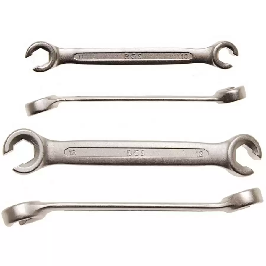 flare nut wrenches 2-piece set 10x11+12x13 mm - code BGS1755 - image