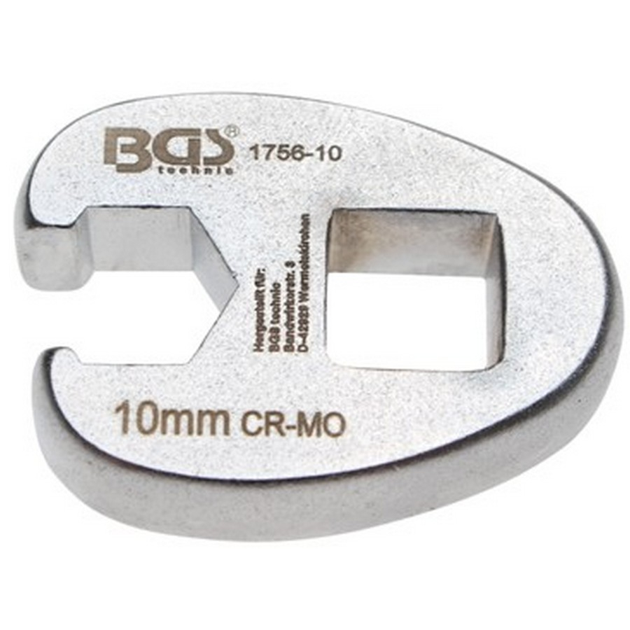 3/8'' crowfoot spanner 10 mm'' - code BGS1756-10