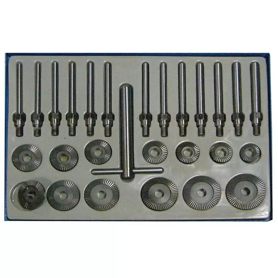 Conjunto de cortador de assento de válvula de 27 peças 30-60 mm - código BGS1970 - image