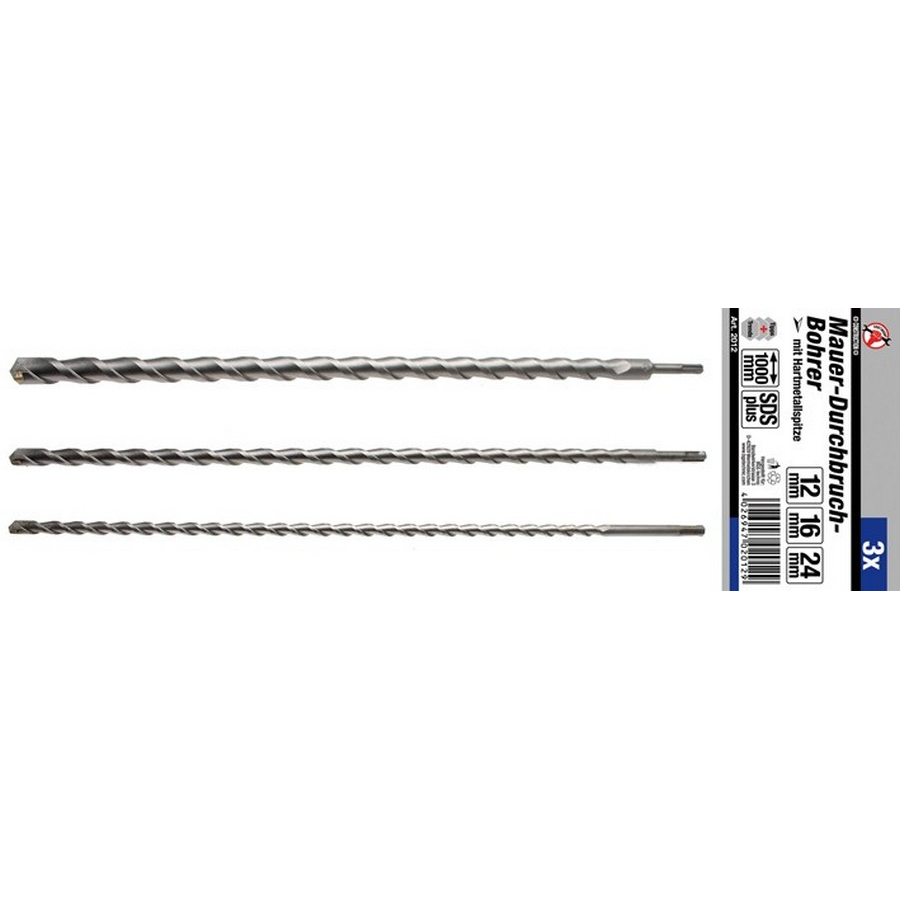 3-piece sds drill set - code BGS2012
