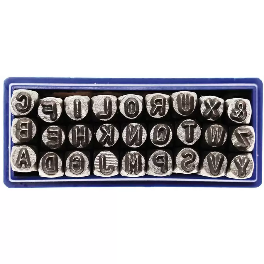serie di punzoni lettere 3mm - codice BGS2030 - image