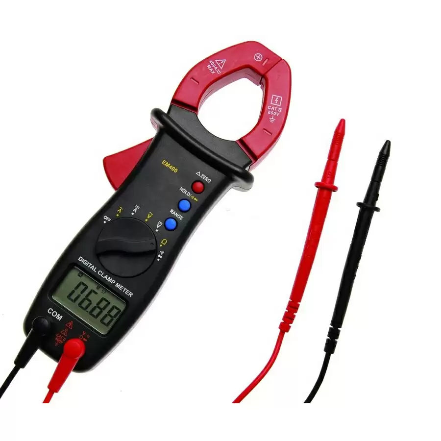 digital multimeter with clamp for dc and ac current - code BGS2202 - image