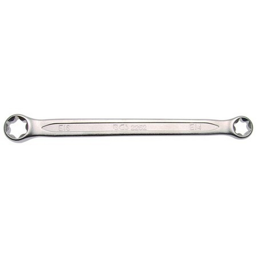 ring spanner for e-type screws (external) loose e14xe18 - code BGS2262