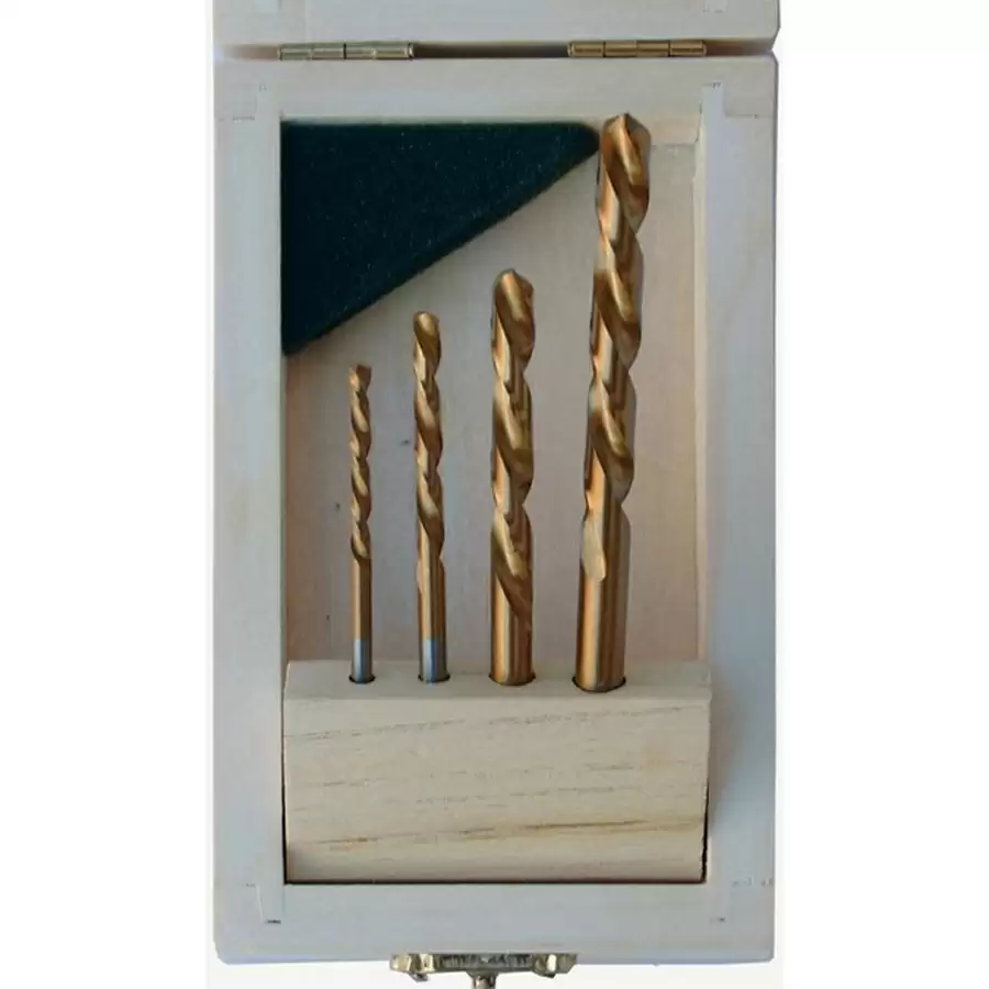 kit 4 pz punte hss taglio sinistro scatola legno - codice BGS2726 - image