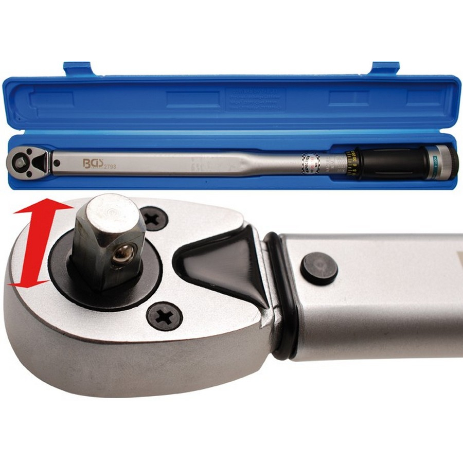 torque wrench 1/2'' 70-350 nm'' - code BGS2798