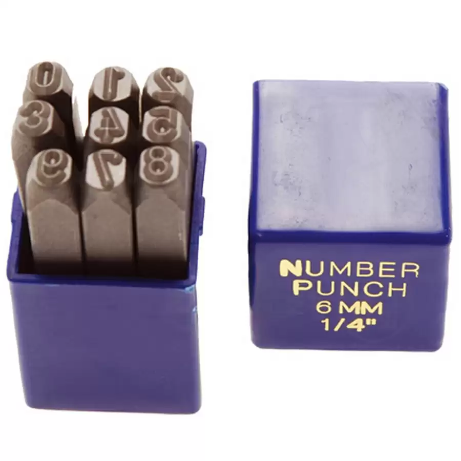 serie di punzoni numeri 2,5mm - codice BGS3028 - image