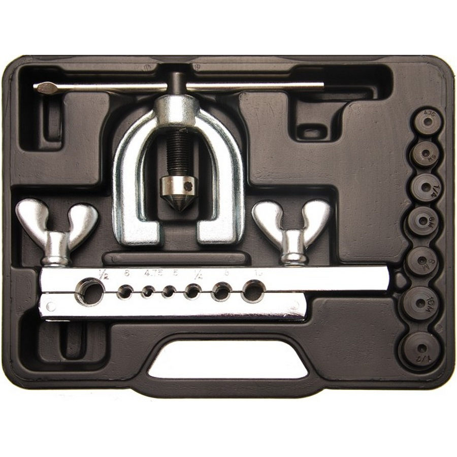 9-piece double flaring tool kit - code BGS3060