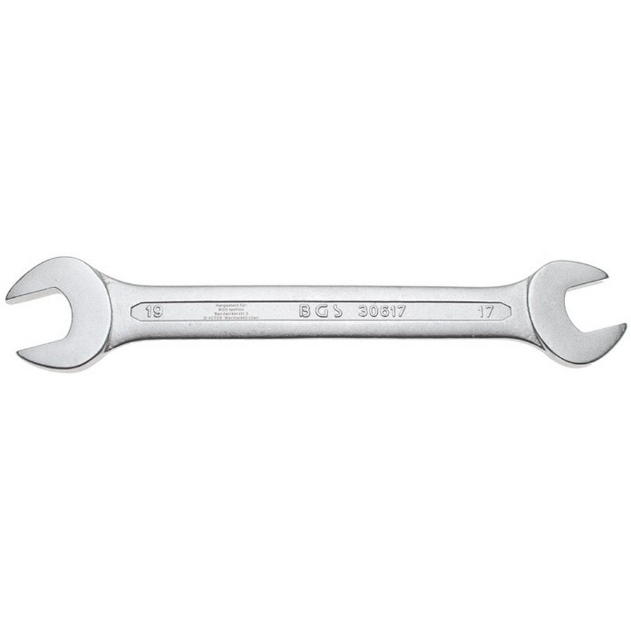 open end spanner 17x19mm - code BGS30617