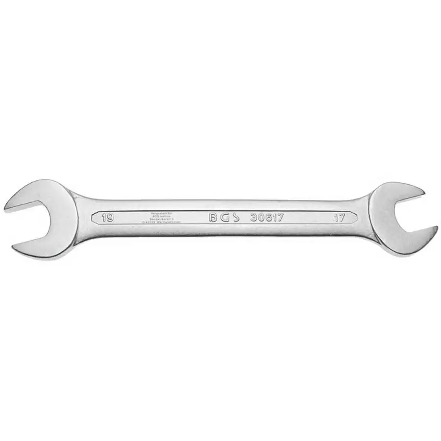 open end spanner 17x19mm - code BGS30617 - image