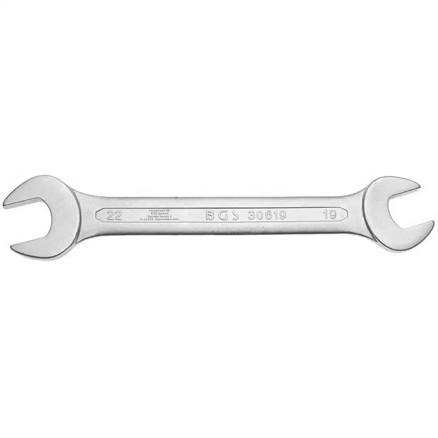 open end spanner 19x22 mm - code BGS30619 - image