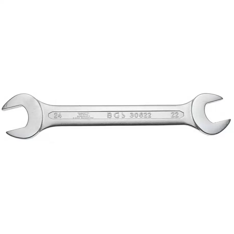 open end spanner 22x24 mm - code BGS30622 - image
