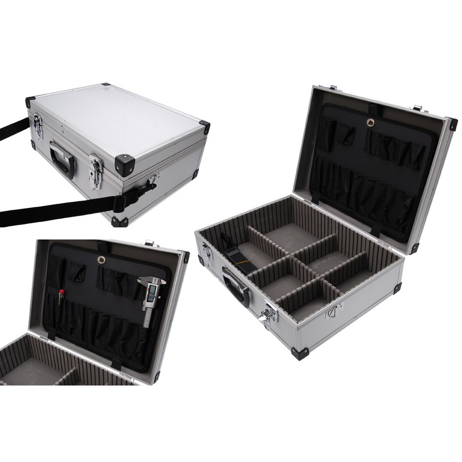 valigia porta utensili alluminio 460x340x150 mm - codice BGS3304