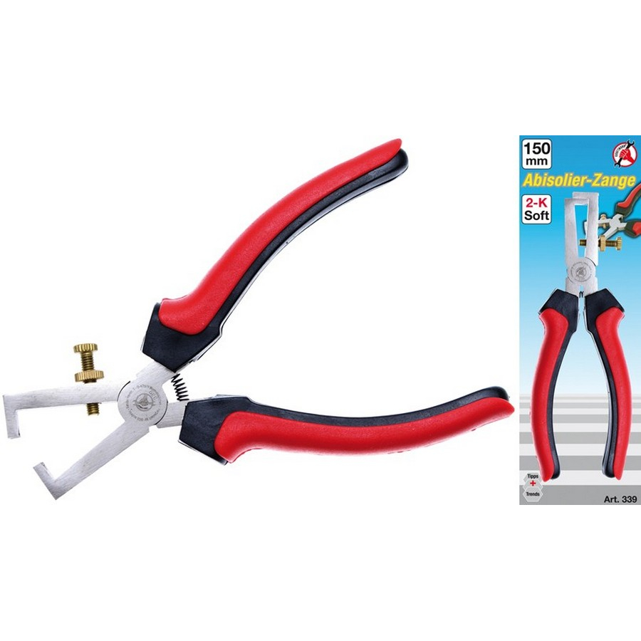 wire stripping pliers 150 mm - code BGS339