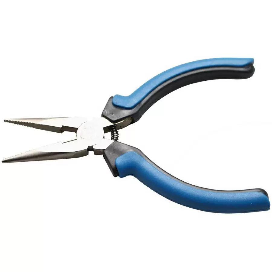 electronic diagonal longnose pliers spring loaded 130 mm straight - code BGS382 - image