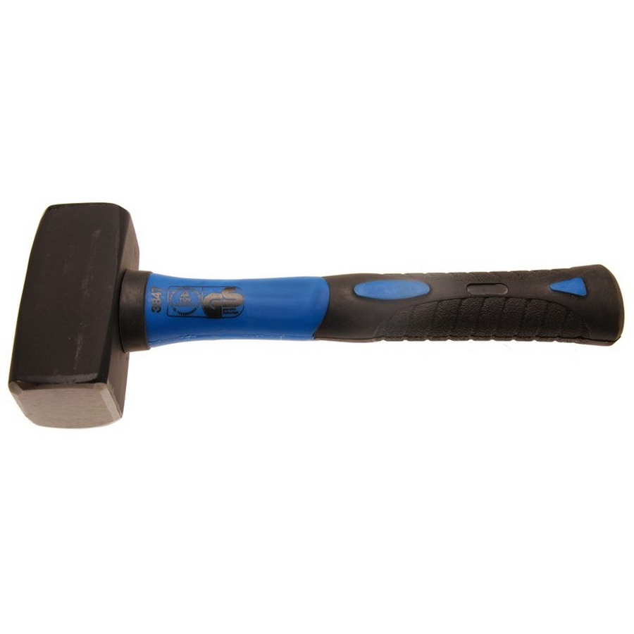 marteau à lapider manche en fibre de verre 1000 g - code BGS3847