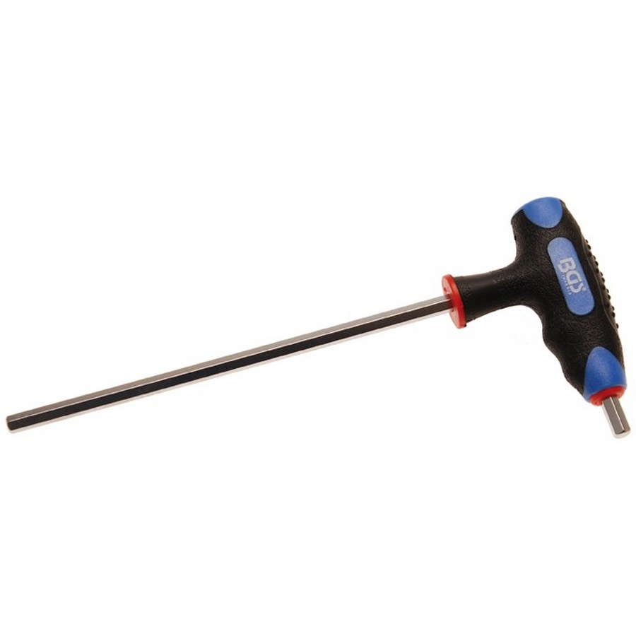 t-handle wrench for hexagon screws 6 mm length 160 mm - code BGS4010-6