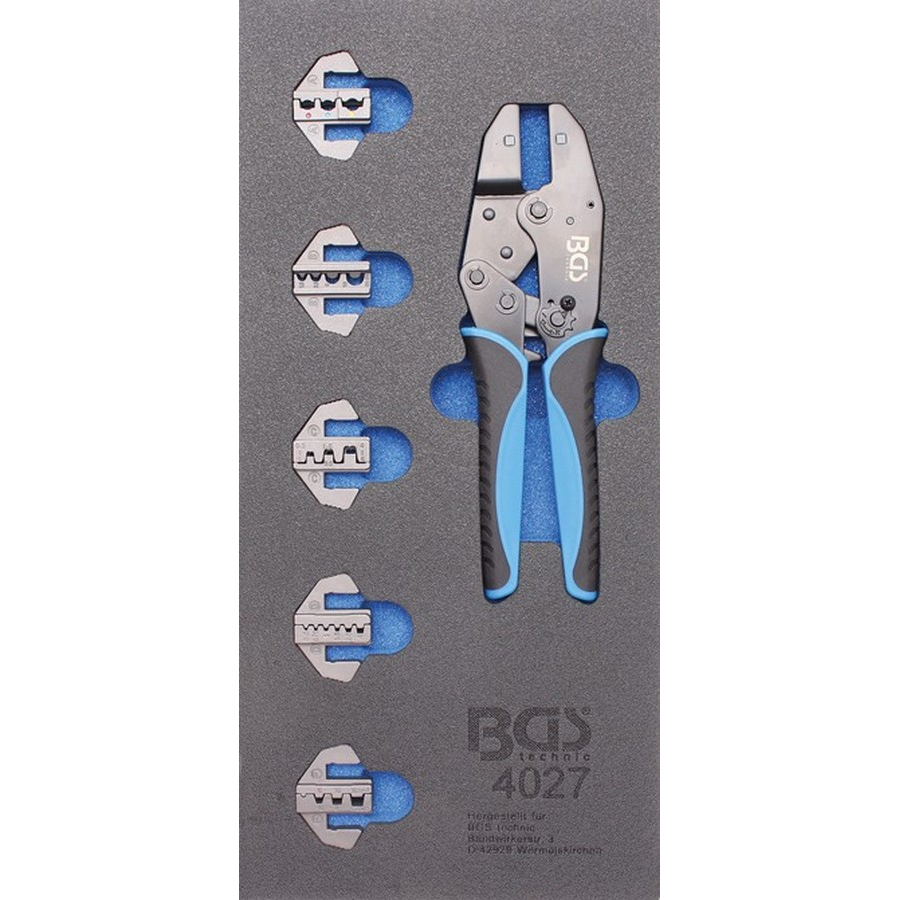 modulo per carrello,pinza per crimpare+teste - codice BGS4027