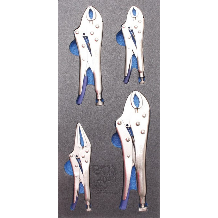 modulo x carrello 4 pz pinze autobloccanti - codice BGS4040