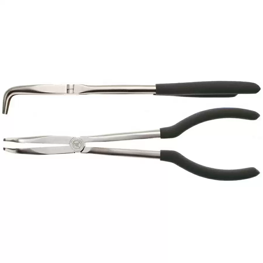 bent nose pliers 90 ° extra long 280 mm - code BGS412 - image