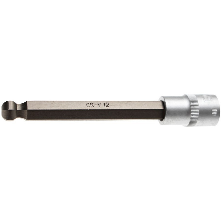 12-mm-Innensechskant-Bit-Stecknuss mit Kugelende 1/2