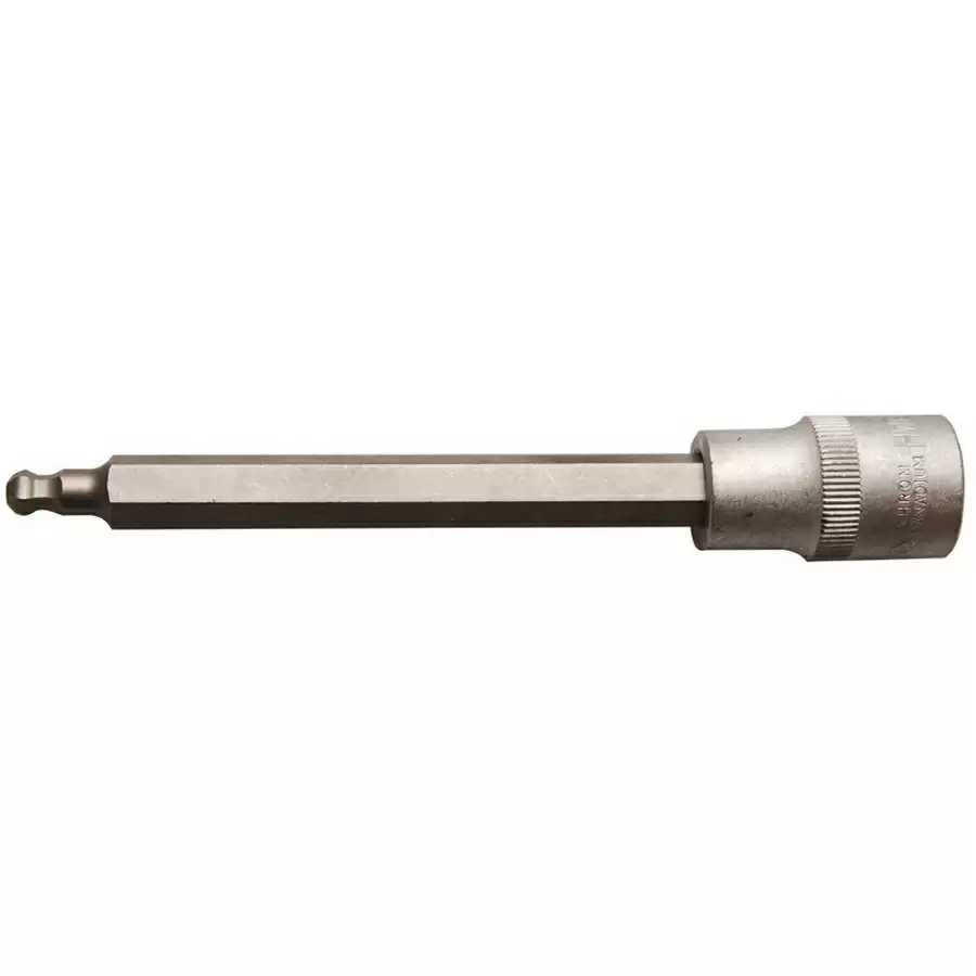 Douille 6 pans creux 5 mm finition boule 1/2