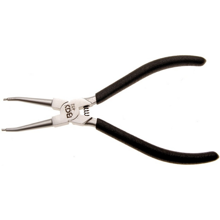 circlip pliers 180 mm straight for inside circlips - code BGS432