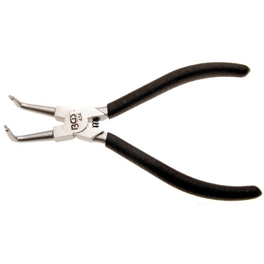 circlip pliers 180 mm angular for inside circlips - code BGS434