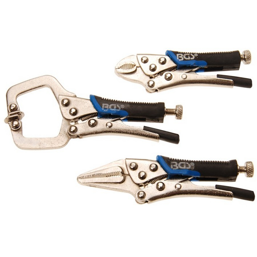 3-piece mini locking pliers set - code BGS4499