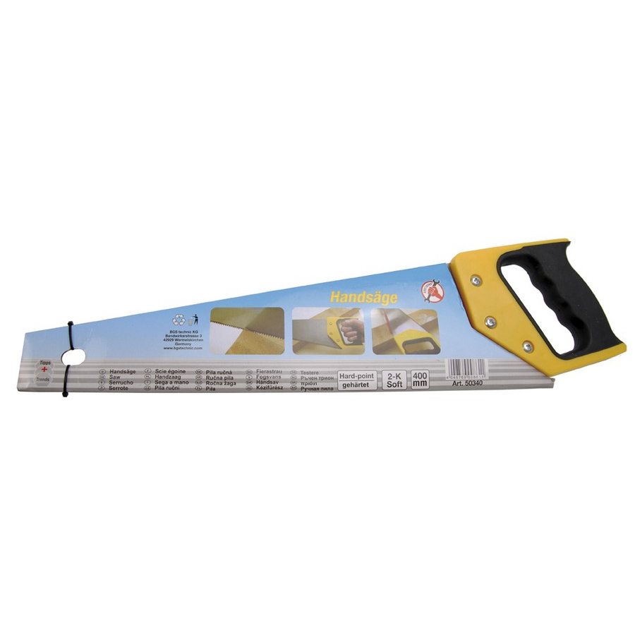 400 mm hand saw with 2-component handle - code BGS50340