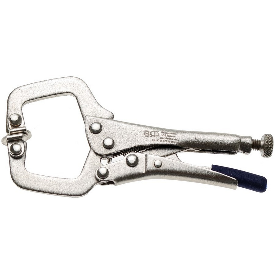 self grip welding clamp extra short 110 mm - code BGS507