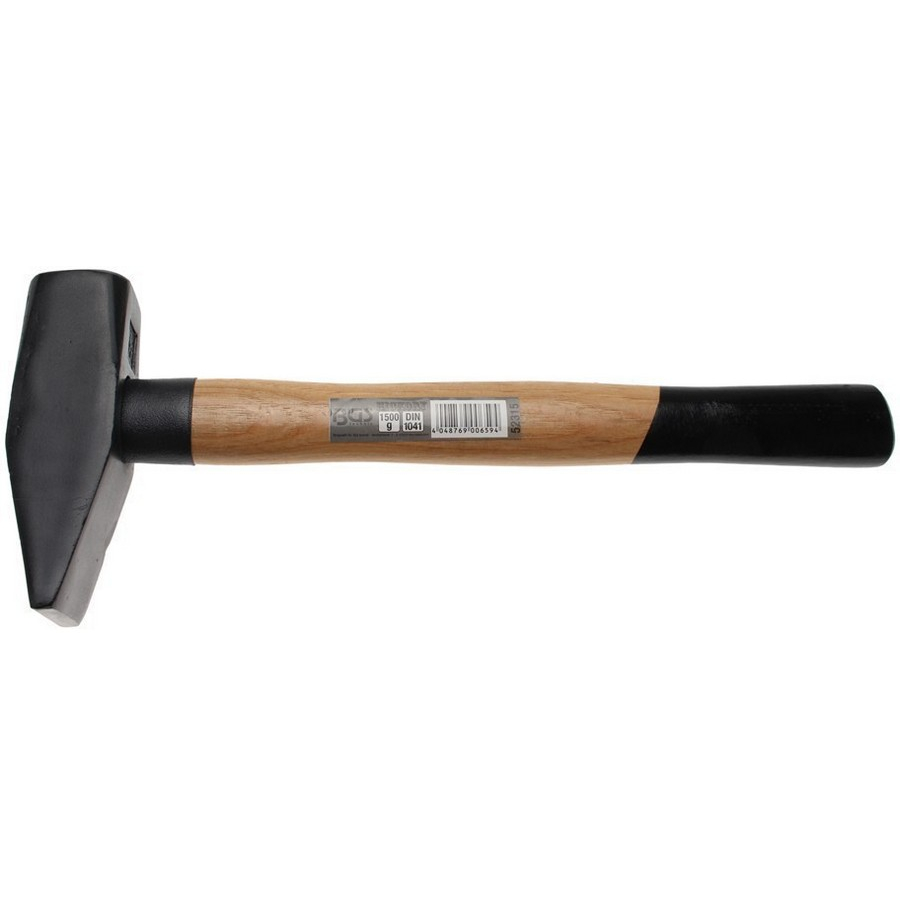 machinist',s hammer 1500 g din 1041 hickory handle - code BGS52315