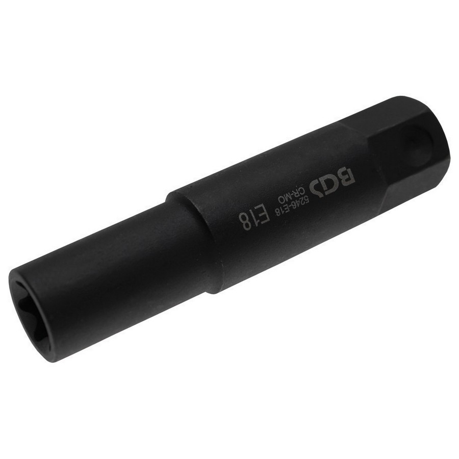 douille type e 100 mm de long e18 22 mm hex. - code BGS5246-E18