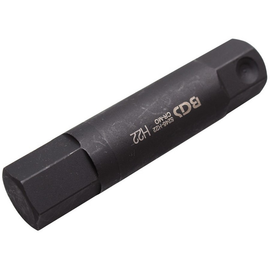 inserto esag. maschio 22mm l.100 att.22mm - codice BGS5246-H22